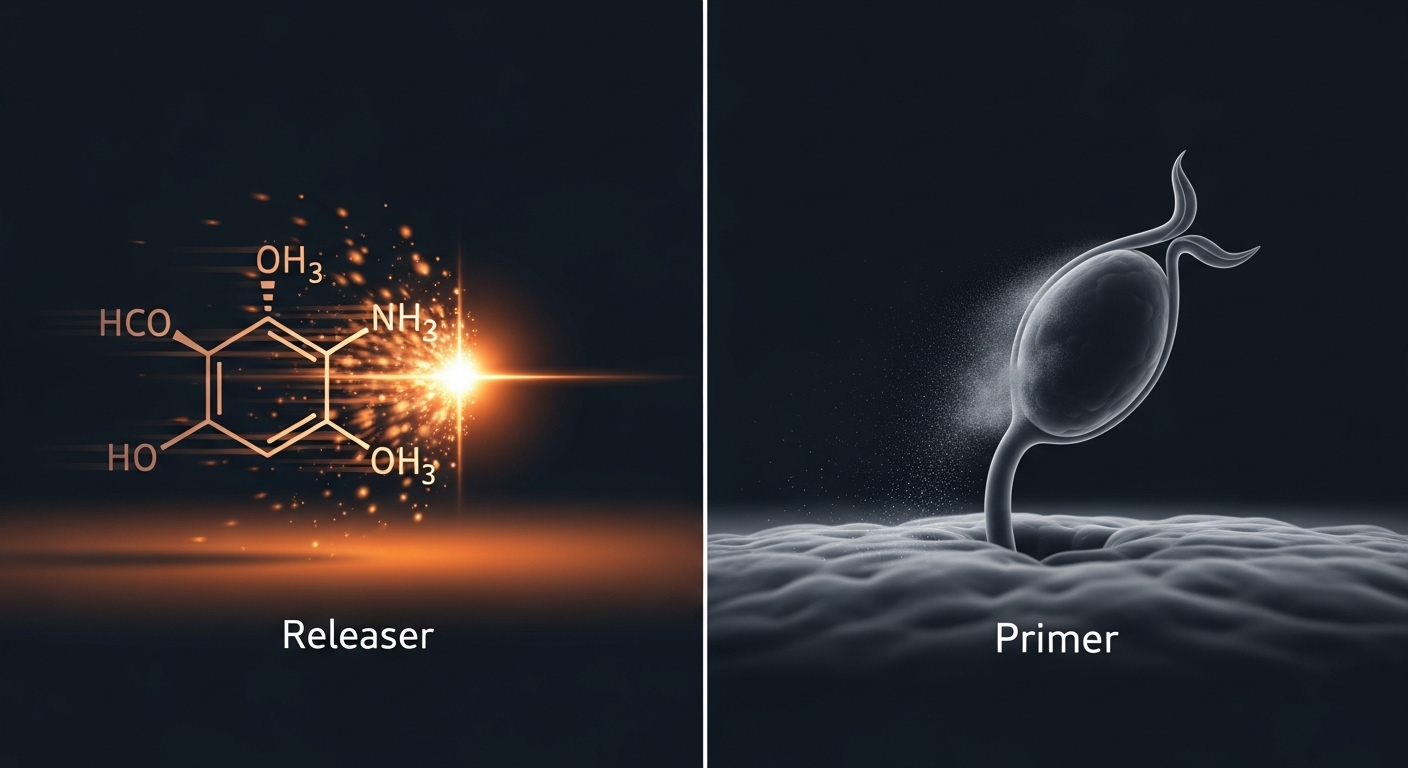 The Two Effects: Distinguishing Between Primer and Releaser Pheromones