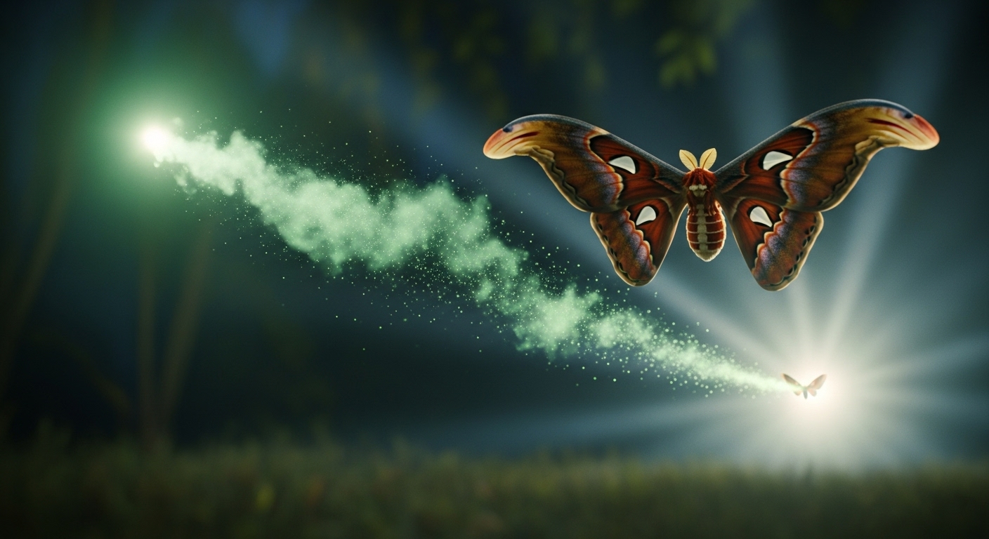 The Ultimate Scent Lure: How Moths Use Attractant Pheromones for Reproduction